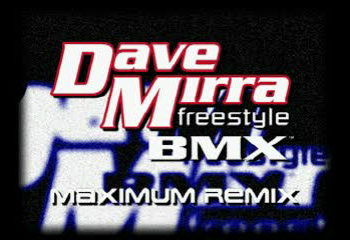 Dave Mirra Freestyle BMX: Maximum Remix Title Screen